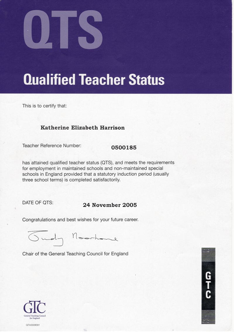 Certificat de professeur des écoles anglais