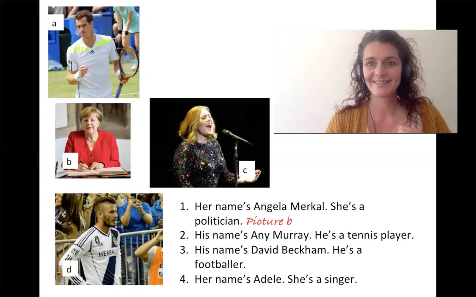 his or her anglais